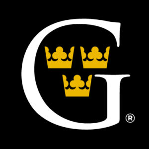 Capital G icon with three crowns